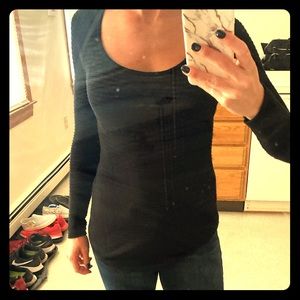 Black sweater top, Express